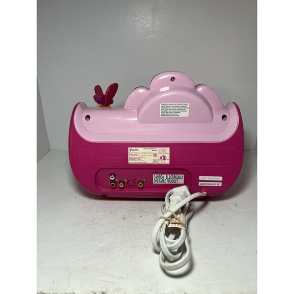 Barbie DVD Player 2007 Blossom No remote Works Tested BAR330 Mattel Vintage - Picture 4 of 10